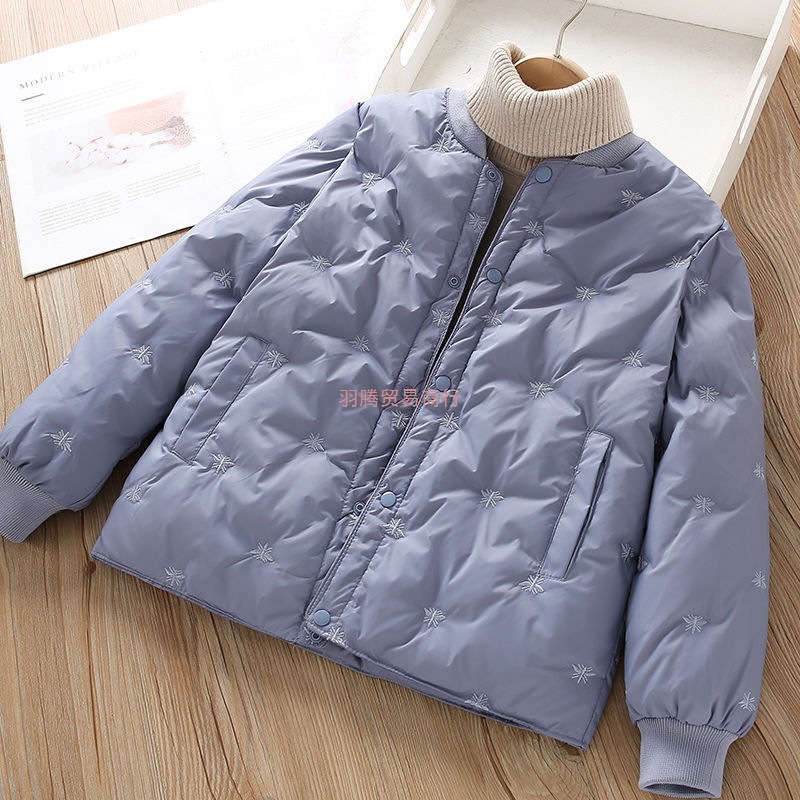 女童羽绒内胆男童轻薄羽绒服小童中童大童校服内搭神器2025冬新款