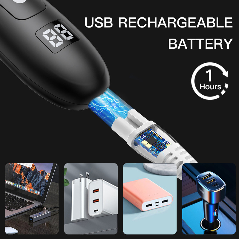 Meikeduo 南米デジタルディスプレイバリカン、電動バリカン、陰部、脇毛カッター、陰毛シェーバー|undefined