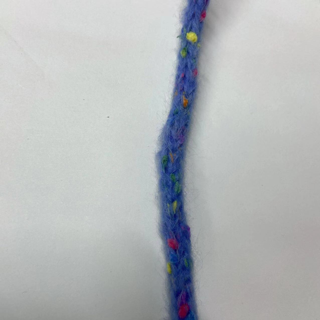 Otoño y invierno punto de onda de color entrelaces lana hueca cinta de tejido joyería pinzas de pelo accesorios de fragancia corda de sombrero