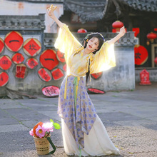 婺源晒秋汉服2026新款种田文女主拍照服装绝美古装连衣裙日常可穿