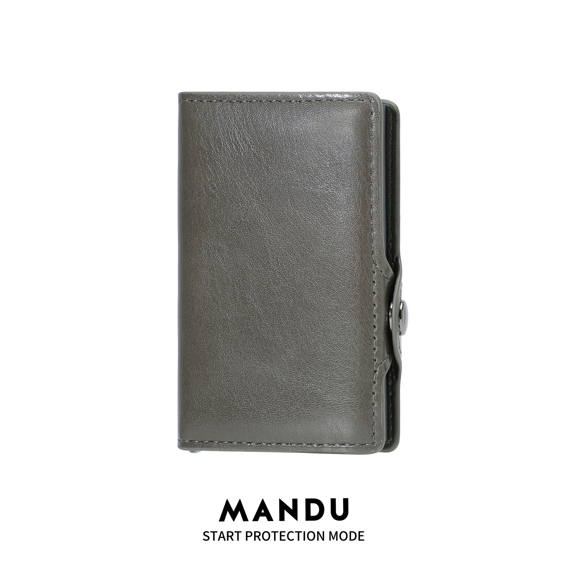 MANDU comercio exterior venta caliente Amazon RFID tarjeta de posición de tarjeta múltiple clip de dinero de cepillo antirrobo paquete de tarjeta de aleación de aluminio sentido avanzado