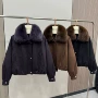 保暖冬季新款皮毛一体羽绒服