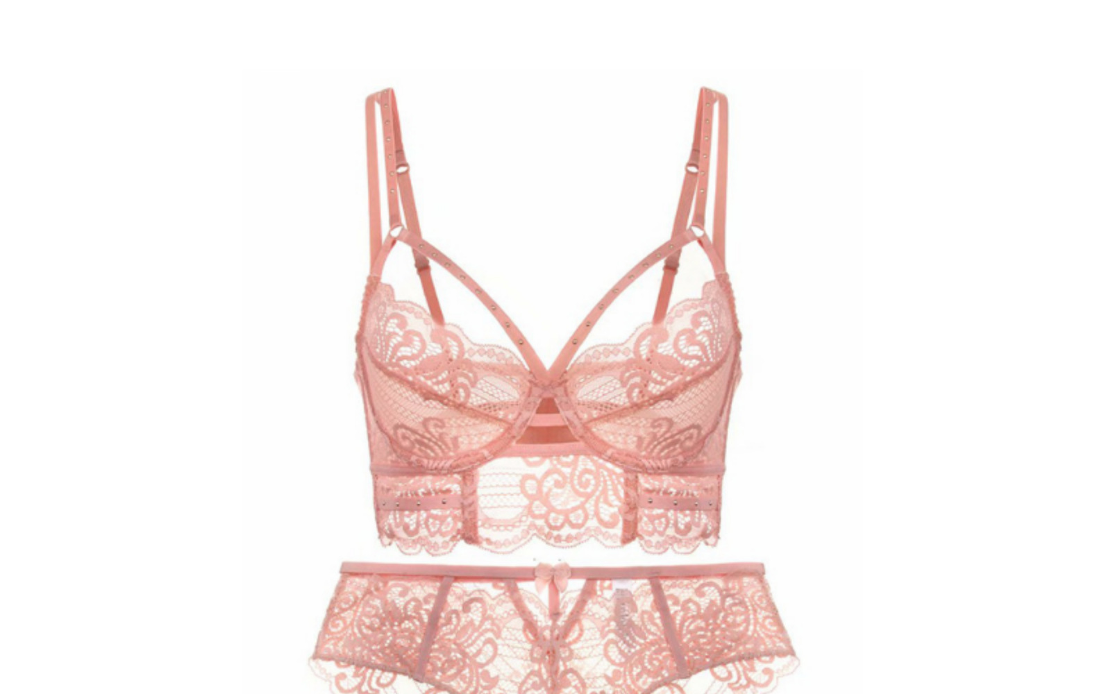 High quality, sexy, ultra-thin women's underwear, this year's red bra, small chest collection bra set_voghion.com