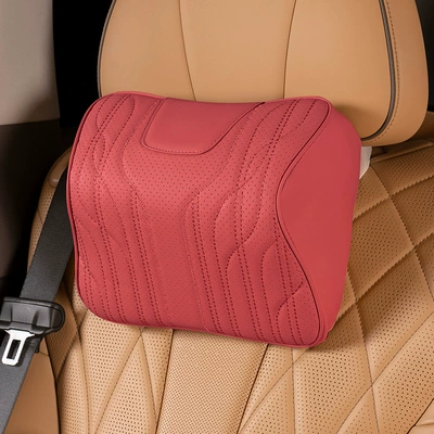 Waist support, headrest lumbar support integrated seat - d-headrest-volcano-red-without-label