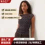 修身斜领无袖气质上衣