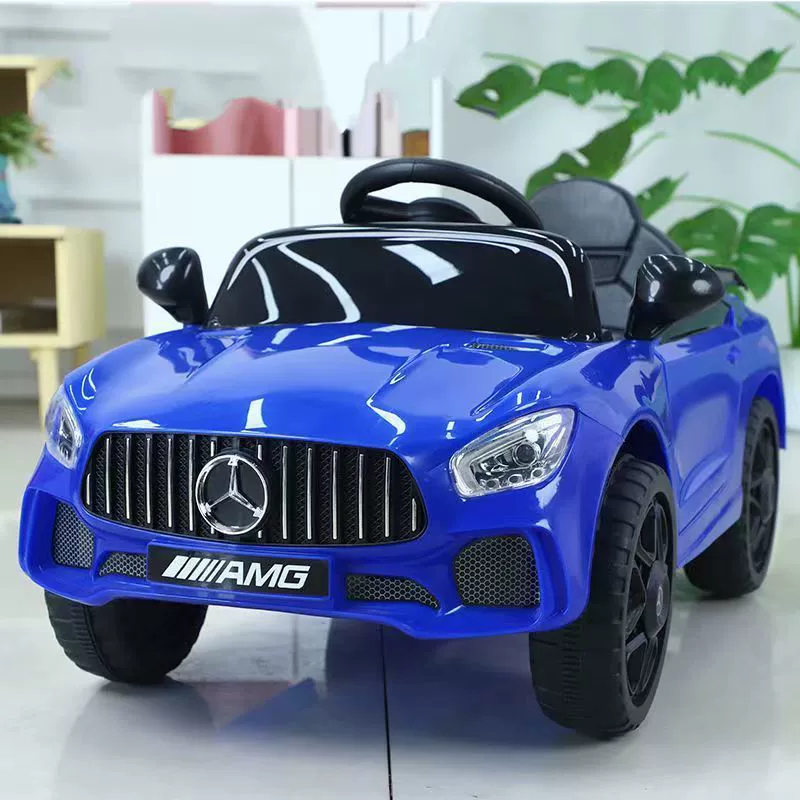 Детский электромобиль Mercedes Benz на четыре колеса с сиденьем, внедорожная игрушка на пульте дистанционного управления