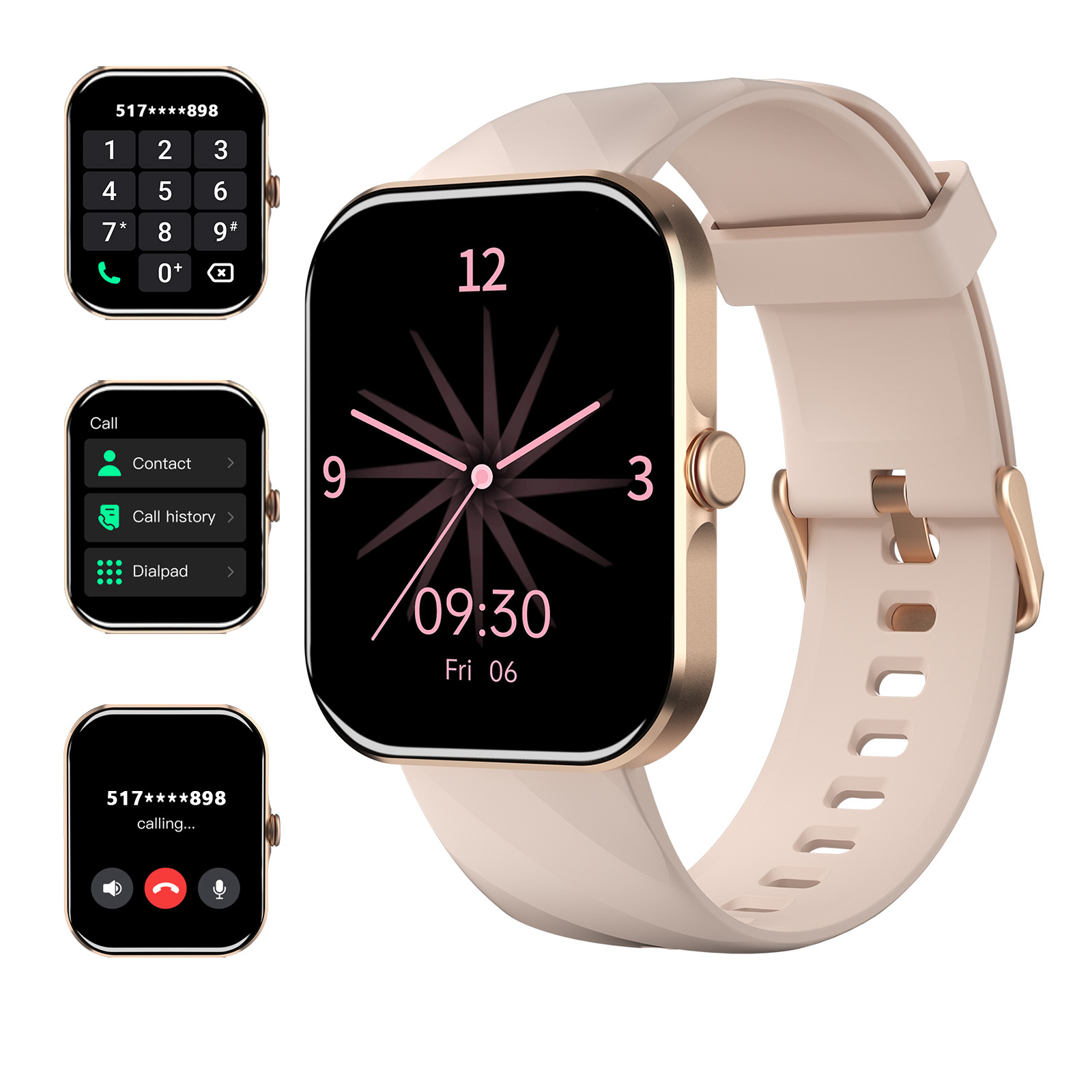 A230 smart watch健身運動心率計步IP68防水藍(lán)牙通話女士智能手表