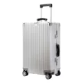 Silver - Vintage Aluminum-Magnesium Alloy Suitcase