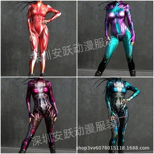 20.23 million holy festival new tights 3D digital printing adult cosplay one-piece play costume