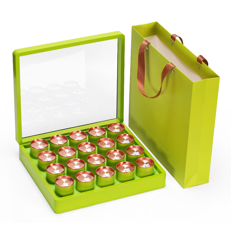 通用高档茶叶包装盒绿茶小罐茶礼品盒红茶大红袍空礼盒20罐装批发