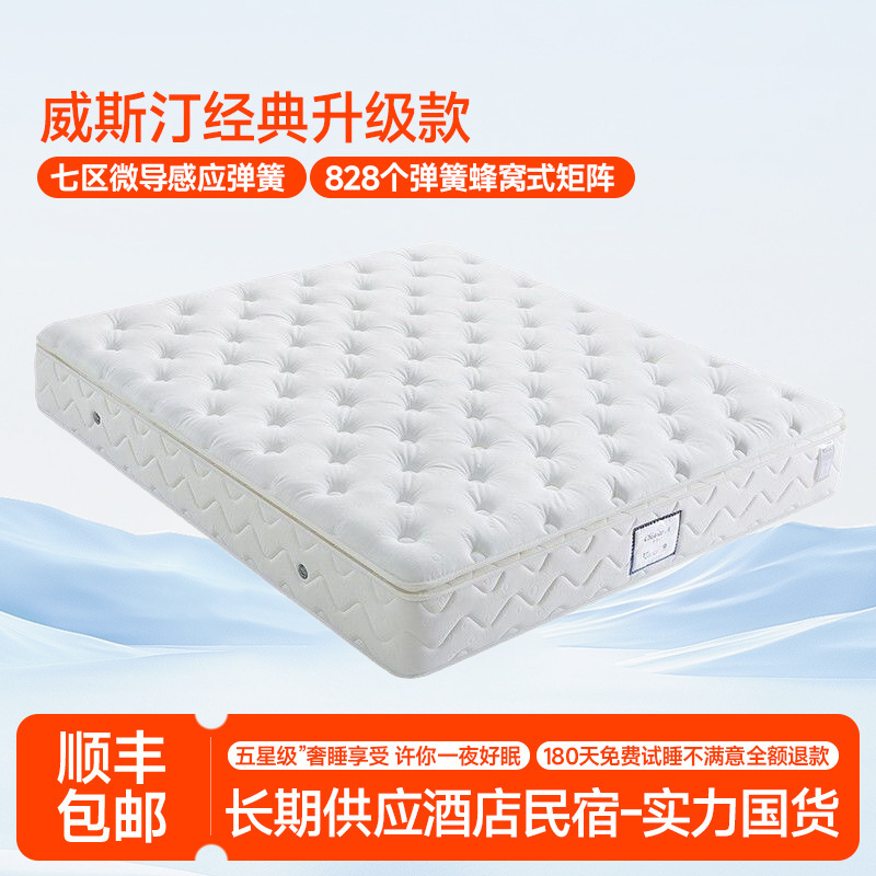 Factory Direct Sales Hotel-Style Home Mattress 30cm Ultra-Soft Independent Pocket Spring Natural Latex Simmons Mattress