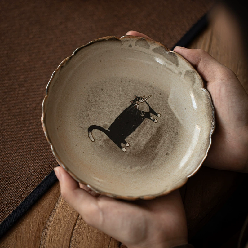 Шайе Котин Тао Гусь? Pot Cheng Tea Cheng Pot Holder ручная роспись серебряная керамическая чайник чайный набор аксессуары тарелка-фрукт поднос освежающий тарелка