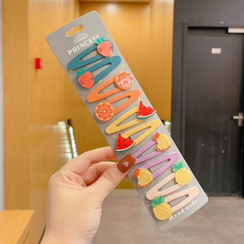 Color para niños lindo pequeño bb clip niña flequillo clip de cabello roto horquilla para bebé tocado de niña estrella horquilla