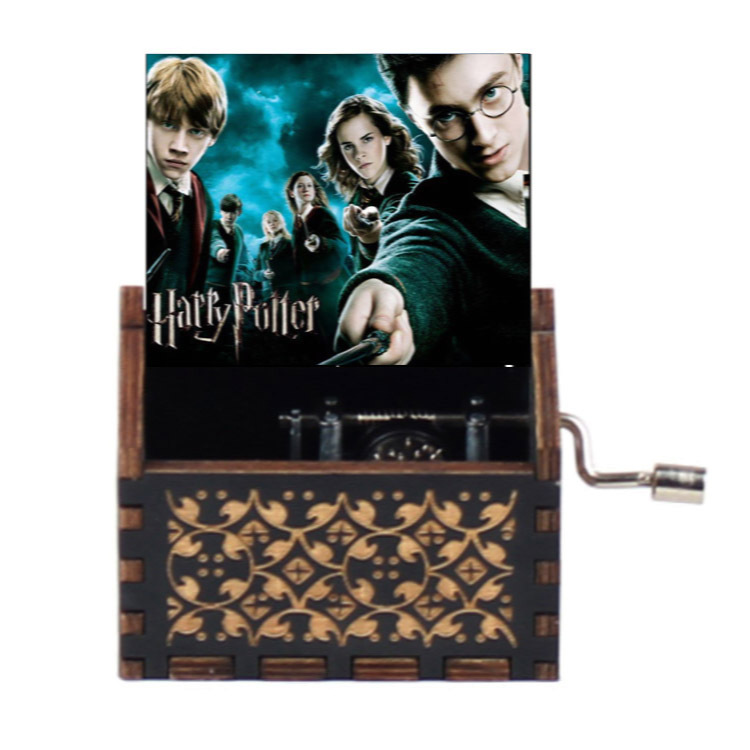 源工場ハリーポッターハイドウェイ手揺れ木製オルゴールミニオルゴールクリエイティブ誕生日プレゼント