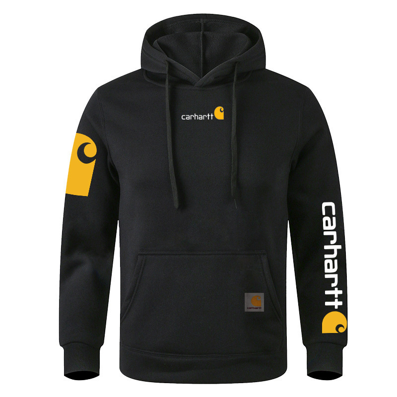 Amazon 2025 Cross-Border European and American Trendy Brand Carhartt New Men's and Women's Velvet Sweatshirt Fashion Hoodie Jacket