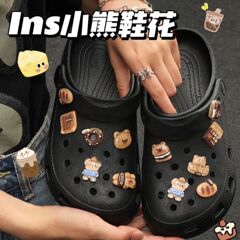 下駄アクセサリー靴花靴バックル Zhibixing DIY クマパンハニーポットクロスボーダー装飾バックルアクセサリー靴バックル