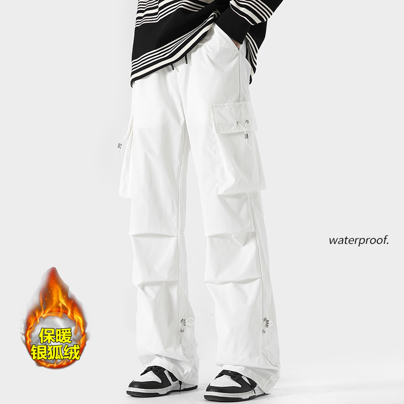 Men's spring Japanese white trousers