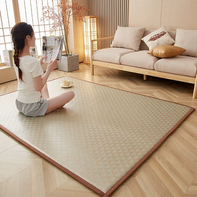 Avtomobil döşəmə paspasları Mat, Crawling Mat, Summer Floor Mat - ice-rattan-triangle-maternal-and-infant-gradethickened-and-encrypted-will-not-collapse-after-sleeping-for-a-long-time-60120cm