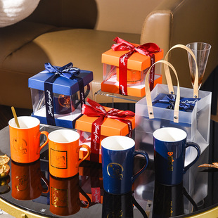 Знакомьтесь, кружка, керамическая чашка, подарок, практичная офисная домашняя чашка для воды, подарочная коробка, сувенир-компаньон на день рождения