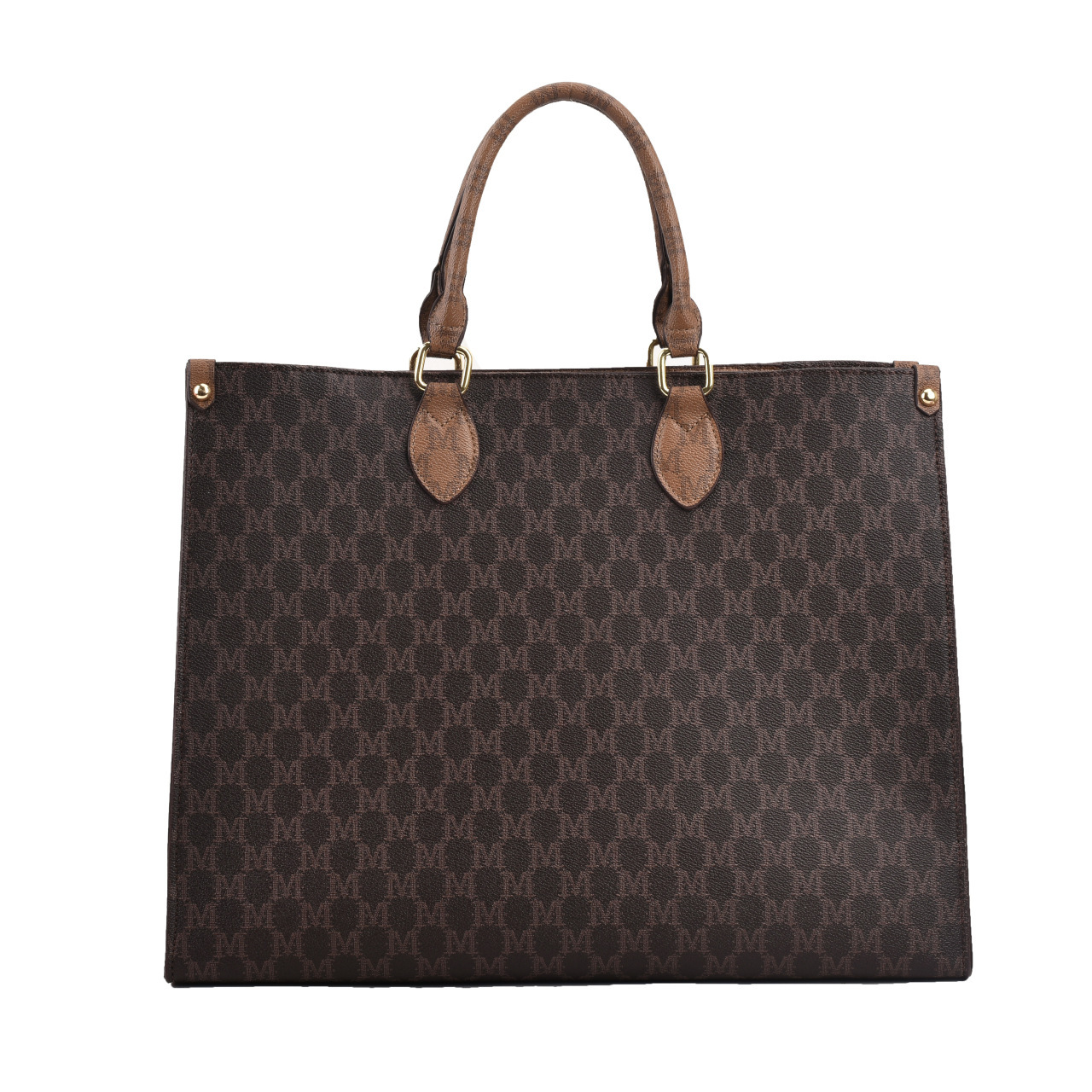 Retro Women's Shoulder Bag Large Capacity Pu Leather Commuter Tote_voghion.com