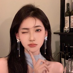 蝶の夢 ~ 液体蝶流蘇イヤリング小衆デザイン感高級感精霊ピアス女超仙耳飾り