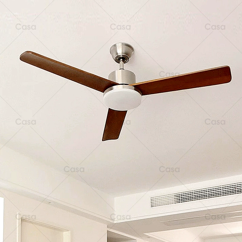 Американский средневековый вентилятор из цельного дерева, домашняя ретро-люстра с дистанционным управлением, бесшумный потолочный вентилятор для спальни, гостиной, столовой, лампа casa