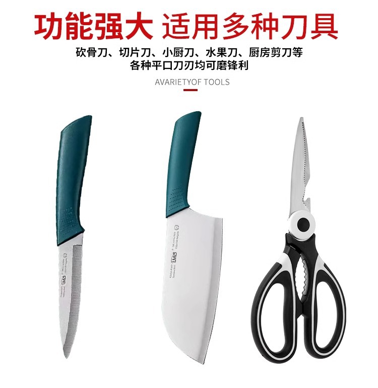 Double Sided Diamond Sharpening Stone Kitchen Knife Sharpener with Base for Home Use key features