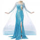 Adult Aisha Dress Halloween Trade Frozen Adult dress Princess Aisha Stage Performance Dress COS