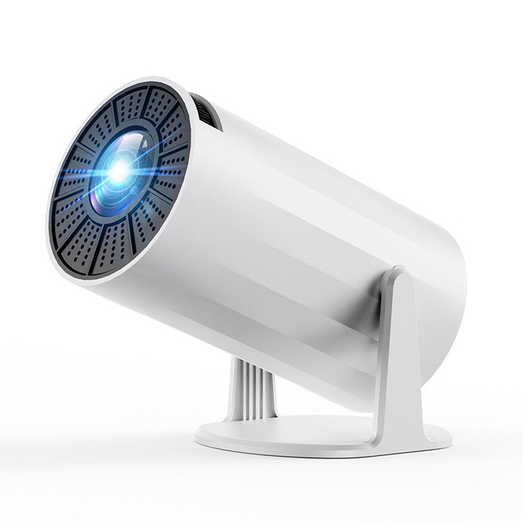 Hy-300 Projector Diamond-Shaped Short Barrel Hd 4K Cross-Border Popular Android 11 Portable Projector for Home Use