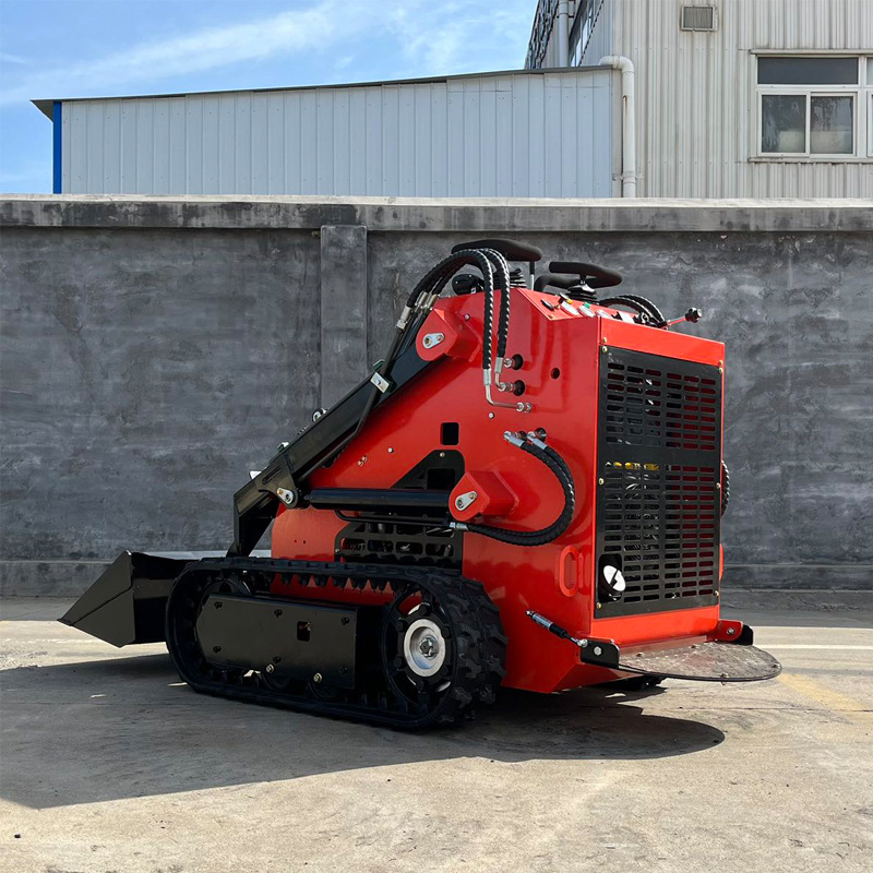 多功能滑移装载机 可站立小型砂石运输车 轮式装载机