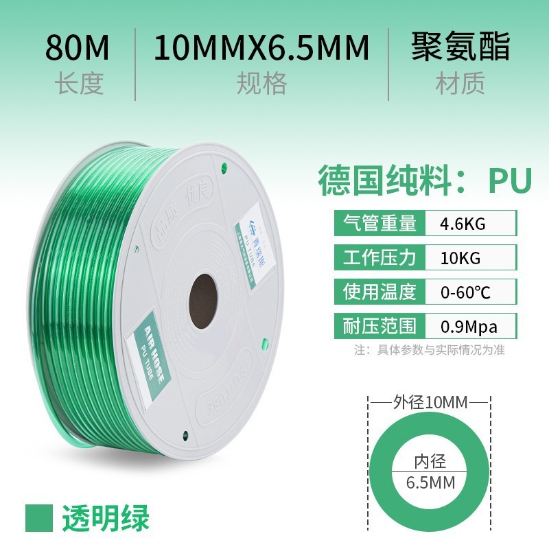 PU气动软管8mm气线12mmPU管PU气管空压机配件大全|undefined