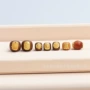 镶嵌镀金通孔古法隔珠