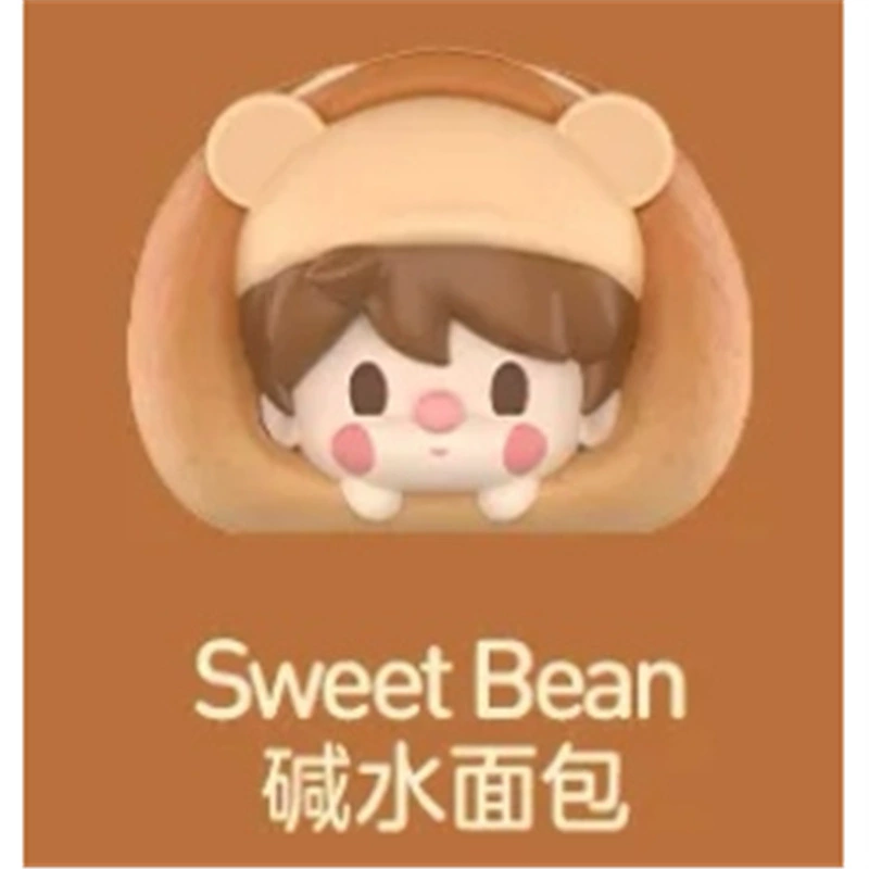 Настольная подвижная фигура (Bubble Mart) серия Meng Baked Bread, мини-коллекционная 12 вариантов
