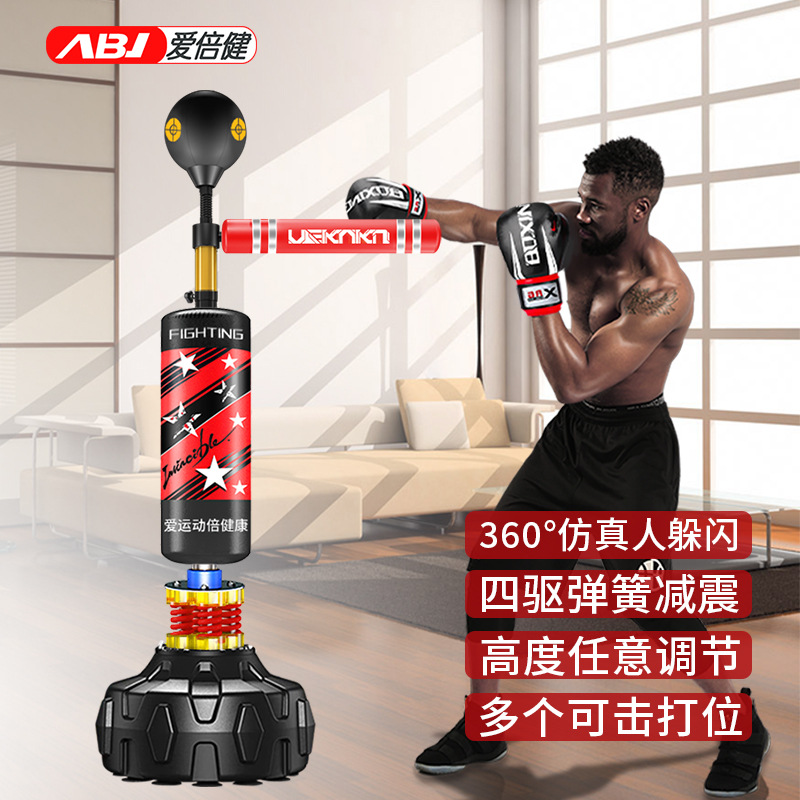 Adultos boxeo vertical bolsa de arena dodge speed ball equipo de boxeo hogar rotación palo objetivo entrenamiento boxeo reacción objetivo