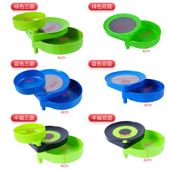 Three-layer two-layer strong magnetic lure plate full magnetic bait tray multifunctional bait basin fishing accessories semi-magnetic lure basin