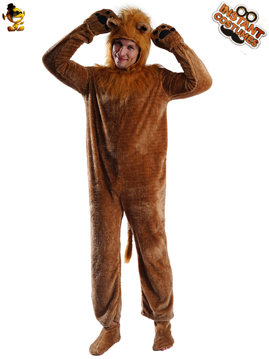Productos de Halloween transfronterizos Mono De León de pelo largo para hombres disfraz de animales juegos de rol cos