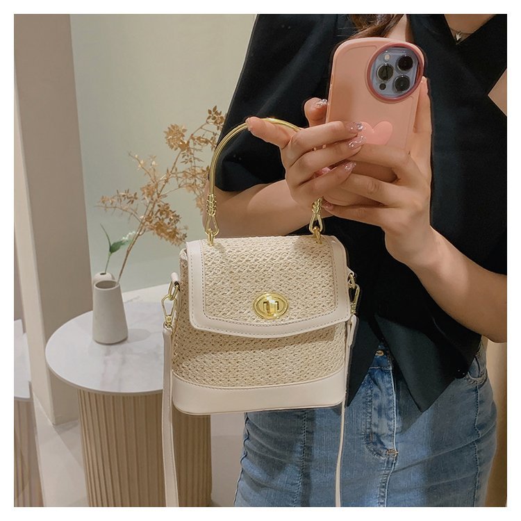 Summer design woven ethnic one-shoulder bag