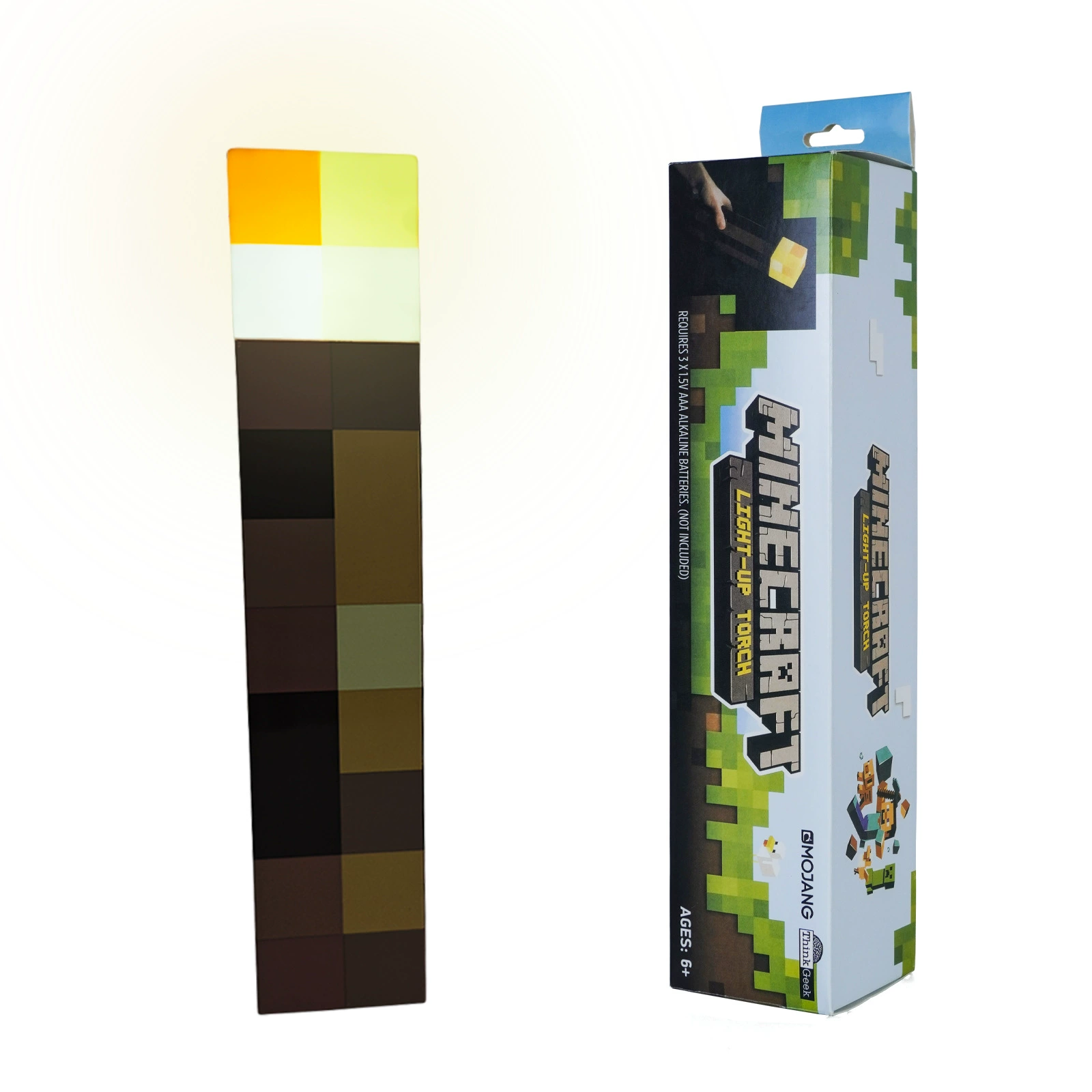 Новый перефирийный аккумуляторный факел Minecraft факел ночник перезаряжаемая игровая модель игрушка