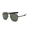 Retro metal trend sunglasses, glossy glasses solar-powered, European style