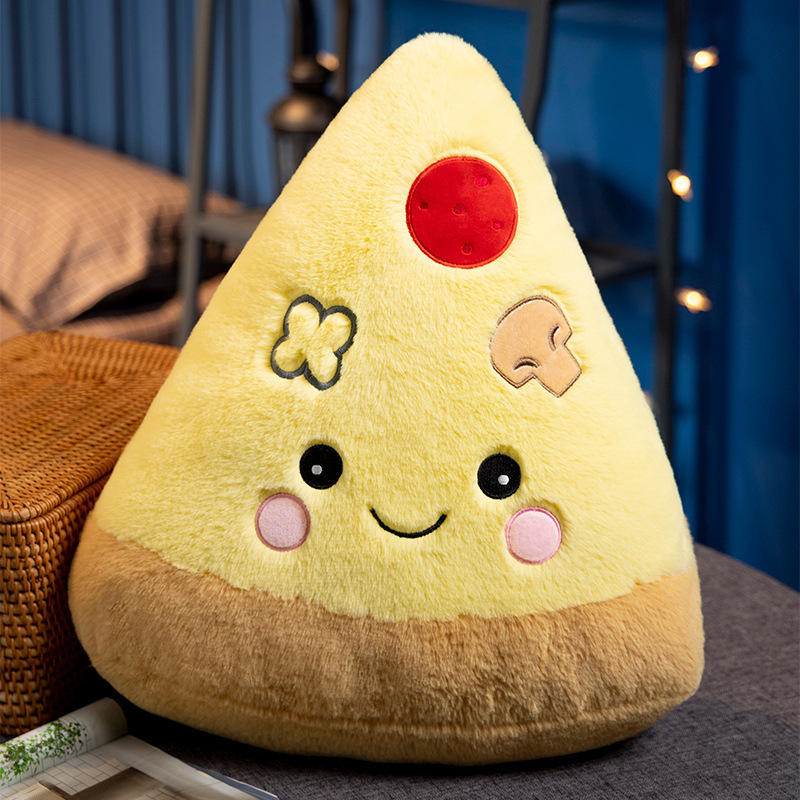 Alimentos de dibujos animados almohadas lindas pizza burrito grande entretenimiento cabeza de cama cintura decoración sofá almohadas niños niñas