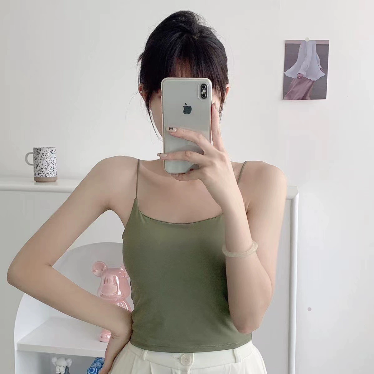 Красота спины с открытой спиной нерегулярный поперечный дизайн с нагрудными подушками камзол жилет