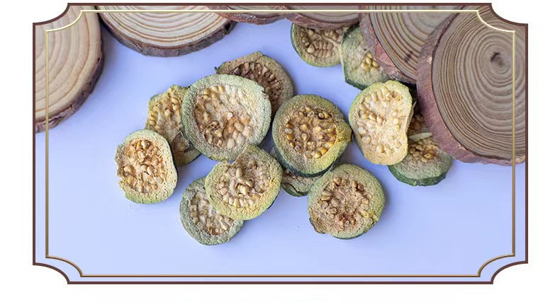 Dried Guava Slices Fan Shi Liu Gan 60g Bottle Traditional Herbal Tea Ingredient in use