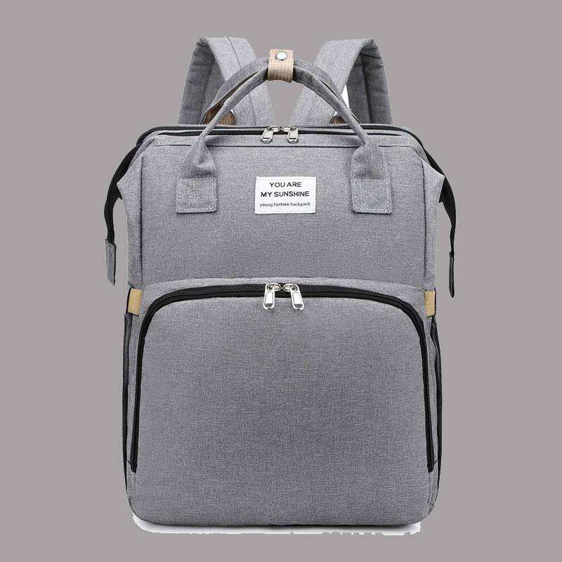 Transfronterizos nueva moda mamá bolsa cuna bolsa multifuncional para madres y bebés para salir bolsas de hombro personalizadas de gran capacidad ligeras