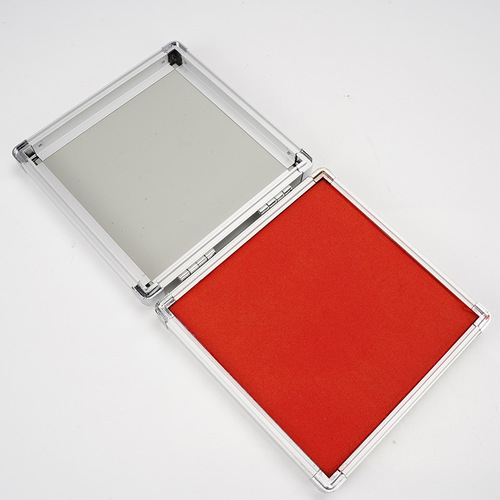Factory direct supply extra large aluminum alloy ink pad palm footprint stationery fast-drying quick-drying ink oil can be shipped individually