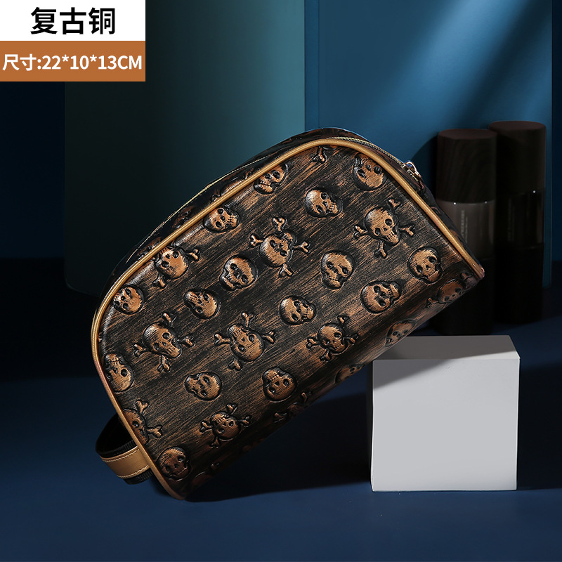 Hombres impermeable de gran capacidad bolsa de lavado portátil ins estilo de alto sentido nuevo maquillaje suministros de viaje bolsa de almacenamiento