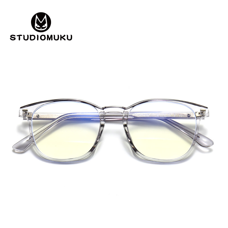 STUDIOMUKU mu fresco miopía gafas marco hombres y mujeres gafas marco retro cuadrado gafas de miopía de moda de los hombres