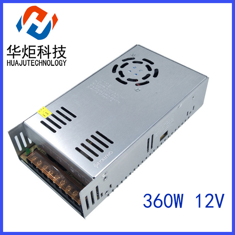 12V24V360W开关电源12V24V400W灯带变压器驱动直流适配器