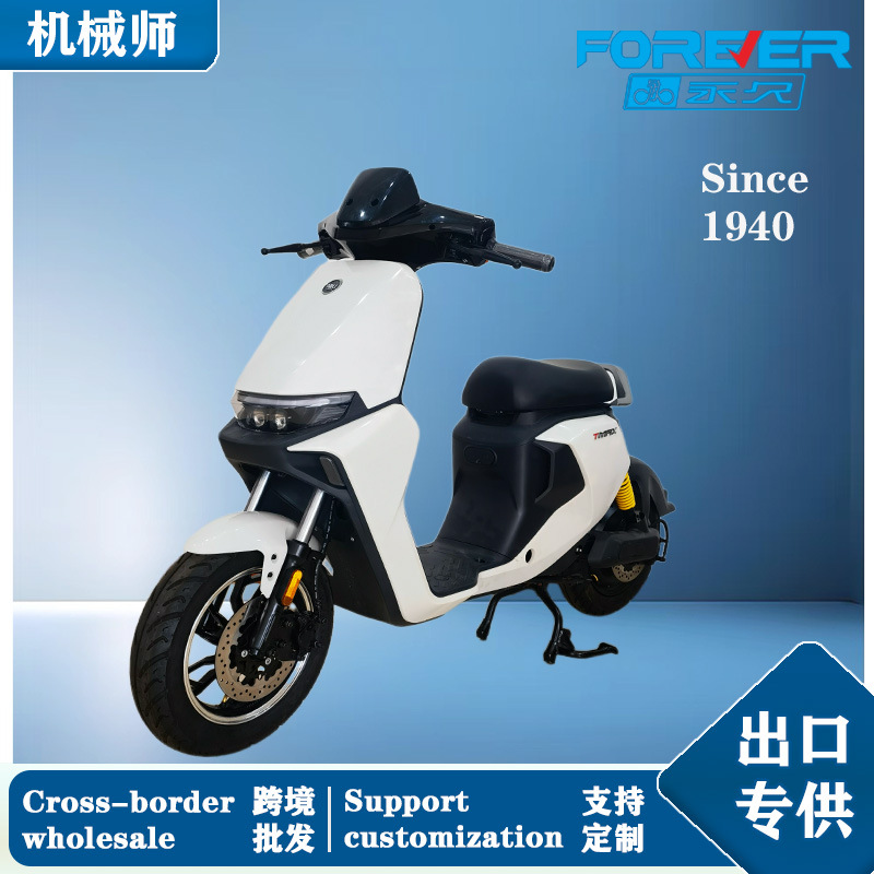 跨境出口新款机械师电瓶车出口两轮电车大功率电动车自行车外贸
