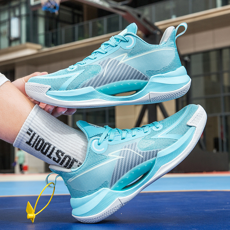Basketball Shoes Men's Winter New Style Youth Student Women's Shoes High-Top Non-Slip Breathable Practical Cushioning Rebound Sports Shoes