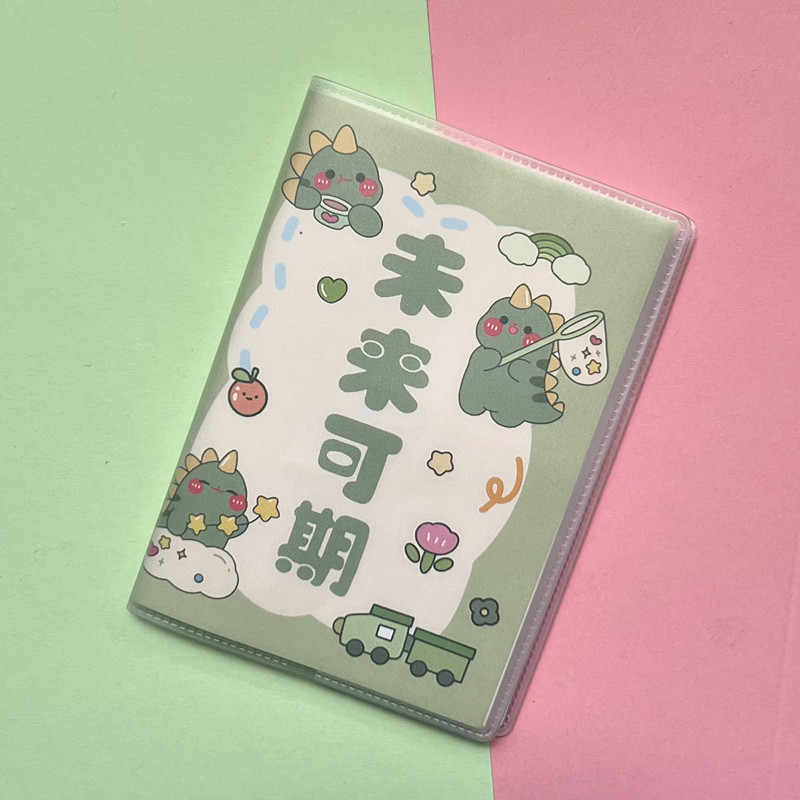 A7 serie de texto cubierta plástico estudiante papelería Premio de estímulo mini línea horizontal portátil de bolsillo inspirador Bloc de notas